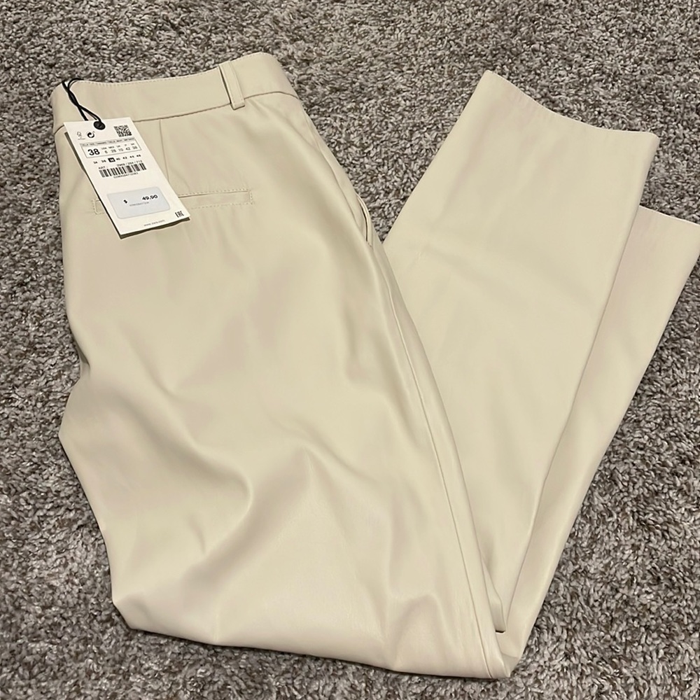 Zara Vegan leather pants